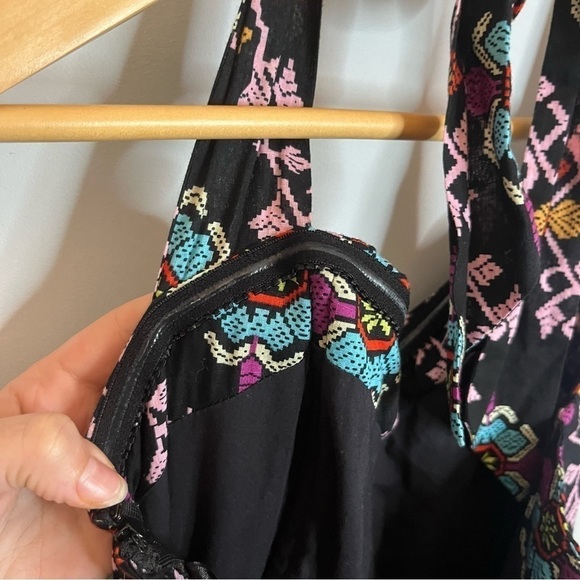 Anthropologie Edmé & Esyllte Primula Vintage Silhouette Halter Dress Size 0 - Picture 11 of 16